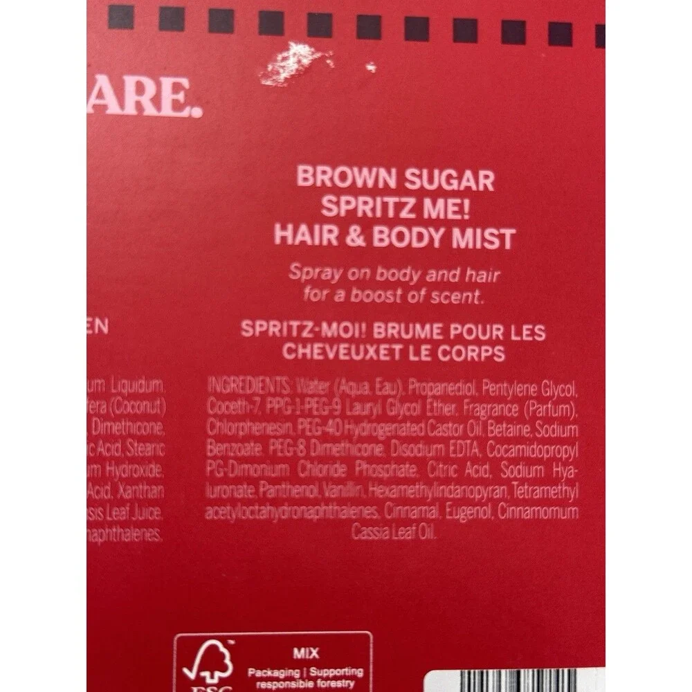 Victorias Secret PINK Sugar Baby Gift Set Body Lotion & Fragrance Mist 4 Pc New